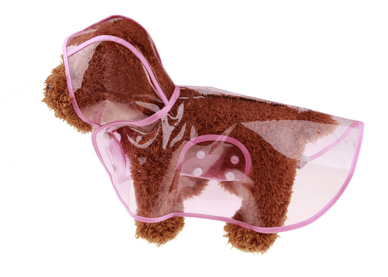 Transparent Waterproof Dog Raincoat - Stylish Protection For Your Pup