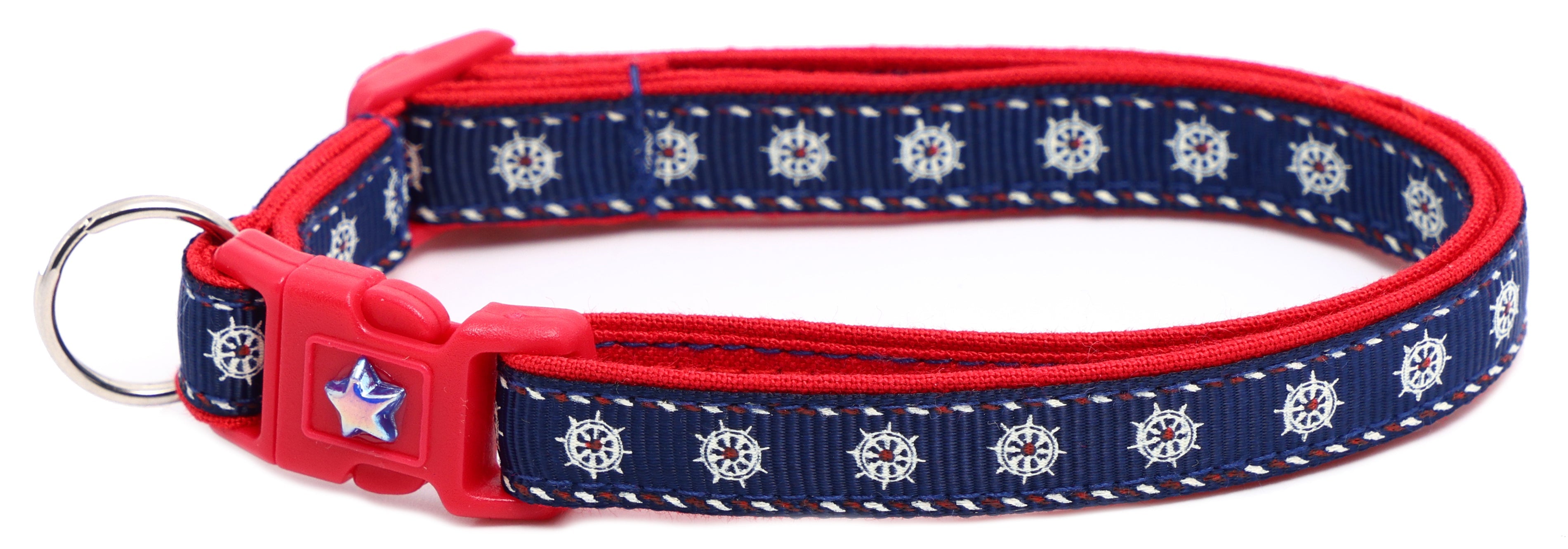 Ships Wheels Breakaway Cat Collar